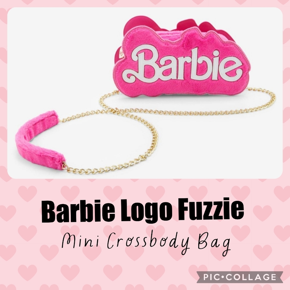 BARBIE Logo Fuzzie Crossbody Bag